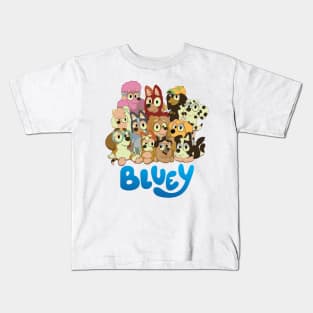 happy family bluey Kids T-Shirt